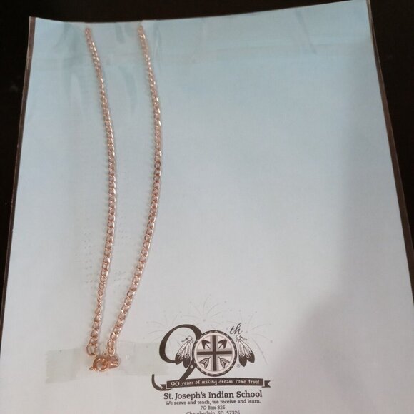 Christmas Peace Heart Dove Pendant Necklace Spirit of God Gold Tone 20" - Picture 6 of 7